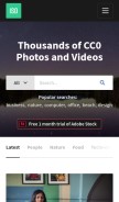 How shotstash.com looks like on a mobile device such as an iPhone.