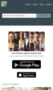 How shouldianswer.com looks like on a mobile device such as an iPhone.