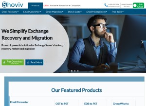 How shoviv.com looks like on a tablet such as an iPad.