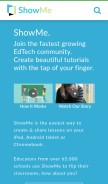 How showme.com looks like on a mobile device such as an iPhone.