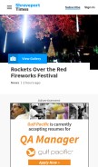 How shreveporttimes.com looks like on a mobile device such as an iPhone.