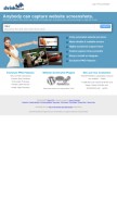How shrinktheweb.com looks like on a mobile device such as an iPhone.