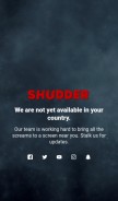 How shudder.com looks like on a mobile device such as an iPhone.