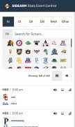 How sidearmstats.com looks like on a mobile device such as an iPhone.