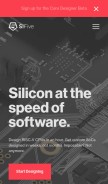 How sifive.com looks like on a mobile device such as an iPhone.