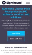 How sighthound.com looks like on a mobile device such as an iPhone.