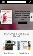 How signature-reads.com looks like on a mobile device such as an iPhone.