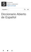 How significadode.org looks like on a mobile device such as an iPhone.