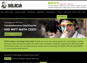 How silica.co.in looks like on a tablet such as an iPad.