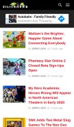 How siliconera.com looks like on a mobile device such as an iPhone.