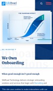 How silkroad.com looks like on a mobile device such as an iPhone.
