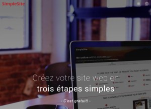 How simplesite.com looks like on a tablet such as an iPad.