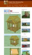 How simplesolarhomesteading.com looks like on a mobile device such as an iPhone.