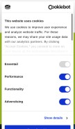 How simplicontract.com looks like on a mobile device such as an iPhone.