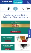 How simplystamps.com looks like on a mobile device such as an iPhone.