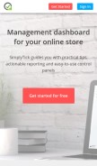 How simplytick.com looks like on a mobile device such as an iPhone.