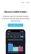 How simplywall.st looks like on a mobile device such as an iPhone.