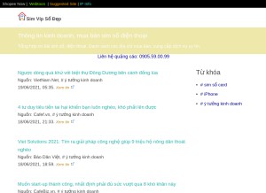 How simvipsodep.com looks like on a tablet such as an iPad.