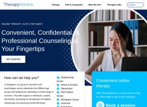 How singaporeonlinetherapy.com looks like on a tablet such as an iPad.