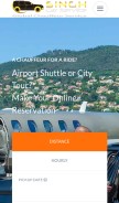 How singhcarservice.com looks like on a mobile device such as an iPhone.