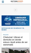 How sipse.com looks like on a mobile device such as an iPhone.