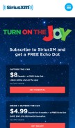 How siriusxm.ca looks like on a mobile device such as an iPhone.