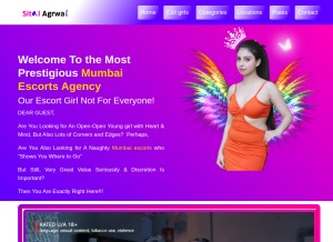 How sitalagrwal.com looks like on a tablet such as an iPad.