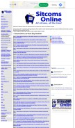 How sitcomsonline.com looks like on a mobile device such as an iPhone.