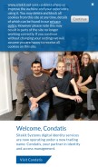 How sitekit.net looks like on a mobile device such as an iPhone.