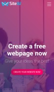 How sitew.fr looks like on a mobile device such as an iPhone.