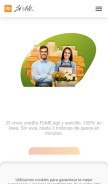 How sivale.mx looks like on a mobile device such as an iPhone.
