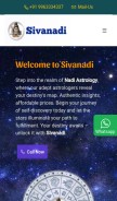 How sivanadionline.com looks like on a mobile device such as an iPhone.