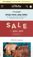 How sivanaspirit.com looks like on a mobile device such as an iPhone.