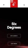 How six-degrees.com looks like on a mobile device such as an iPhone.