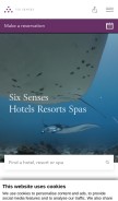 How sixsenses.com looks like on a mobile device such as an iPhone.