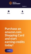How sixthcontinent.com looks like on a mobile device such as an iPhone.