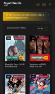How siyahfilmizle.com looks like on a mobile device such as an iPhone.