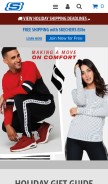 How skechers.com looks like on a mobile device such as an iPhone.
