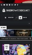 How skidrowcodex.net looks like on a mobile device such as an iPhone.