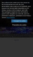 How skiinfo.fr looks like on a mobile device such as an iPhone.