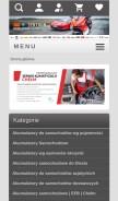 How sklep.akumulatorychelm.pl looks like on a mobile device such as an iPhone.