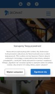 How skomat.pl looks like on a mobile device such as an iPhone.