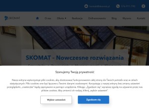 How skomat.pl looks like on a tablet such as an iPad.