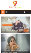 How skvty.com looks like on a mobile device such as an iPhone.
