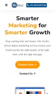How skyaltum.com looks like on a mobile device such as an iPhone.