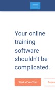 How skyprep.com looks like on a mobile device such as an iPhone.