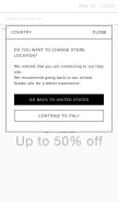 How slamjam.com looks like on a mobile device such as an iPhone.