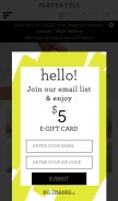 How slateandtell.com looks like on a mobile device such as an iPhone.