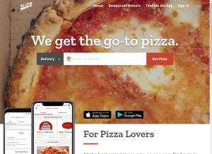 How slicelife.com looks like on a tablet such as an iPad.