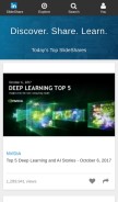 How slideshare.net looks like on a mobile device such as an iPhone.